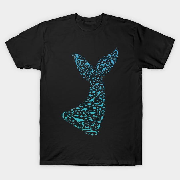 Ocean Tail T-Shirt by shaireproductions